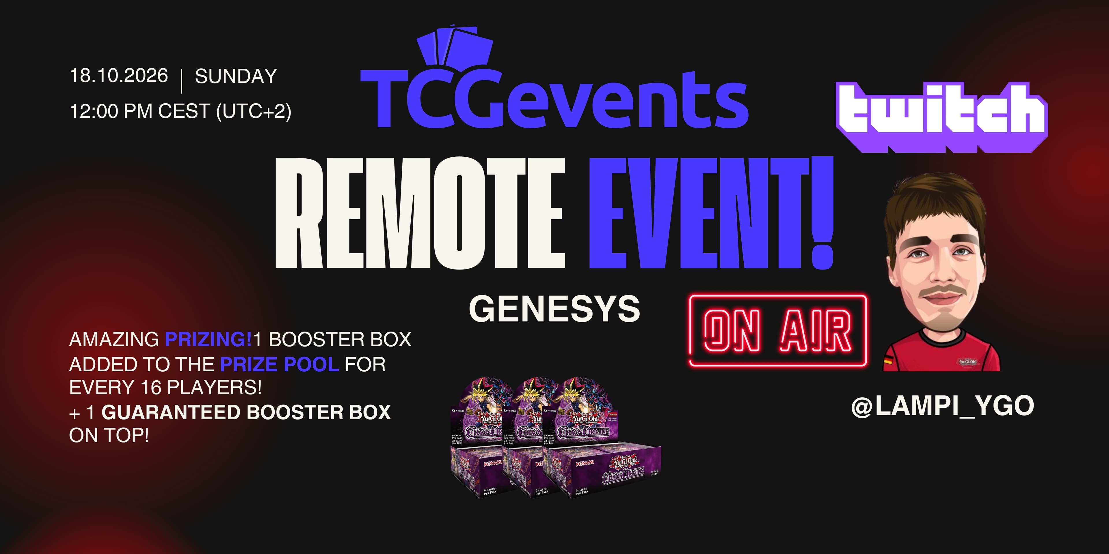 Genesys Remote with Lampi_YGO!